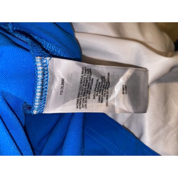 MOUNTAIN HARDWEAR Womens Onata Jacket Softshell Mock Full Zip Pockets Blue Large - Picture 7 of 8